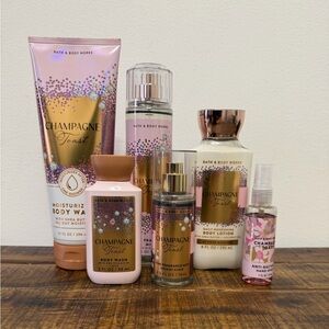 Bath & Body Works Champagne Toast Body Care Bundle